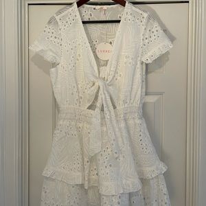 Vici - White Eyelet Dress